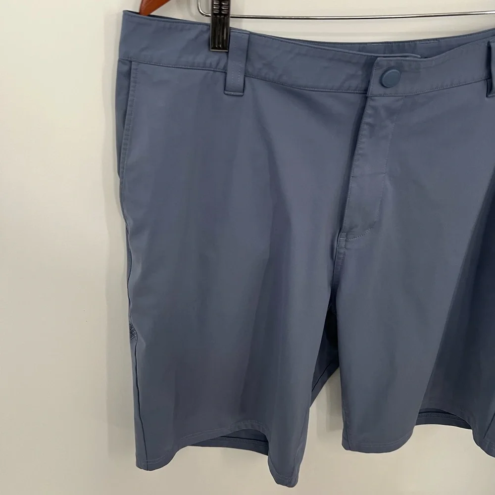Rhone blue active golf shorts